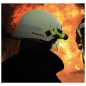 Preview: UK Helmlampe 2AA eLED, ES Frontschalter, neongelb