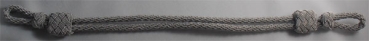 Mützenkordel 6mm, silberfarbig