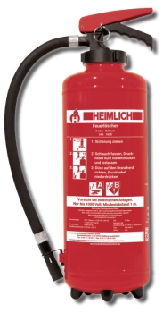 HEIMLICH S9HeK-4, 9Ltr. Schaum-Aufladelöscher mit Kartusche