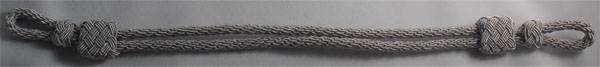 Mützenkordel 6mm, silberfarbig